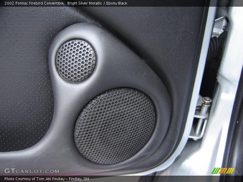 Bright Silver Metallic / Ebony Black 2002 Pontiac Firebird Convertible