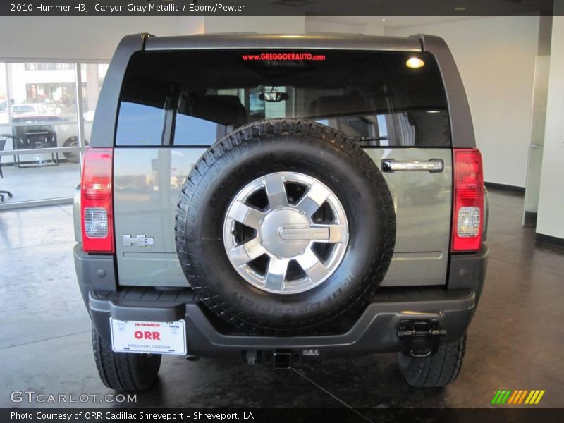 Canyon Gray Metallic / Ebony/Pewter 2010 Hummer H3