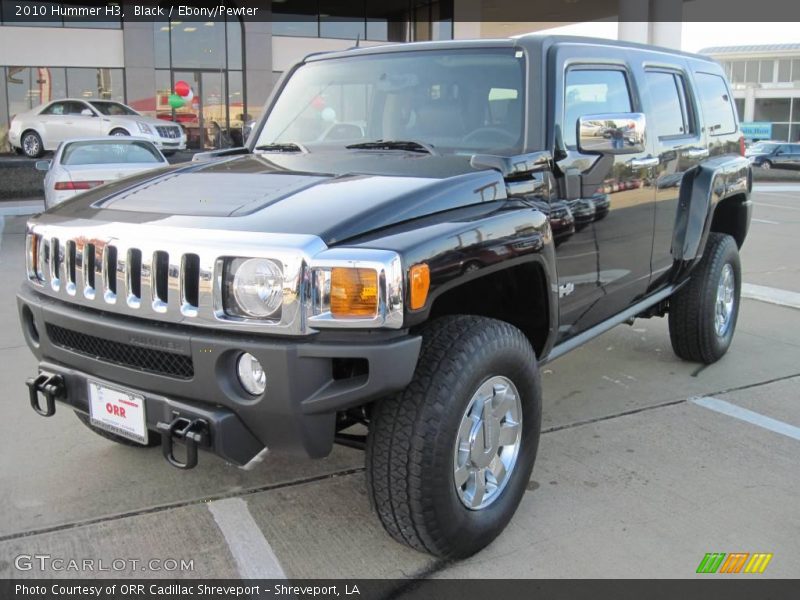Black / Ebony/Pewter 2010 Hummer H3