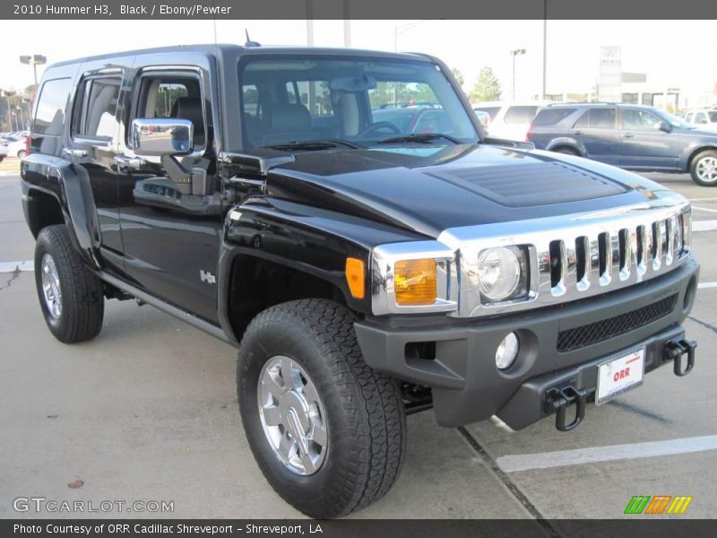 Black / Ebony/Pewter 2010 Hummer H3