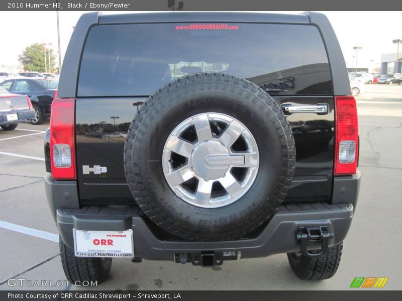 Black / Ebony/Pewter 2010 Hummer H3