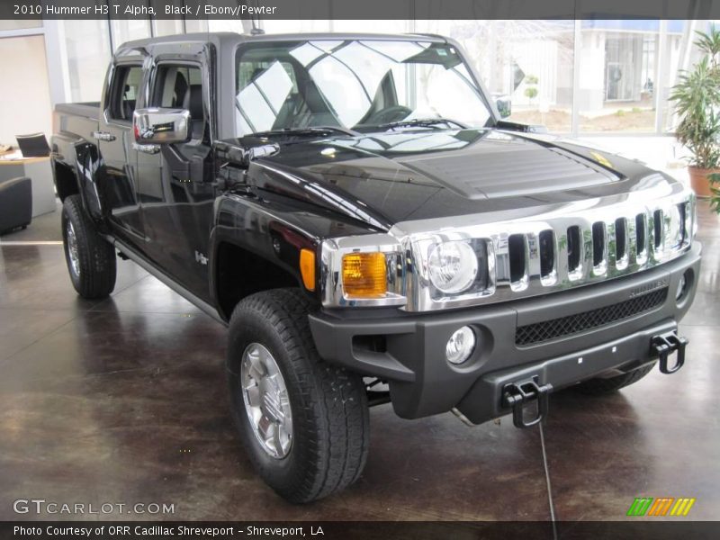 Black / Ebony/Pewter 2010 Hummer H3 T Alpha