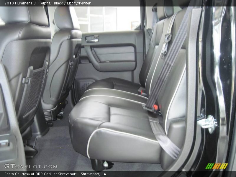 Black / Ebony/Pewter 2010 Hummer H3 T Alpha