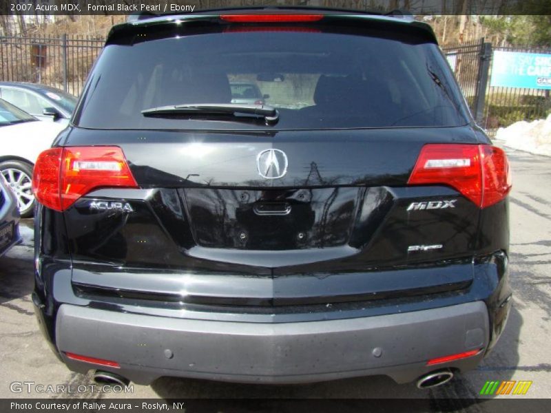Formal Black Pearl / Ebony 2007 Acura MDX