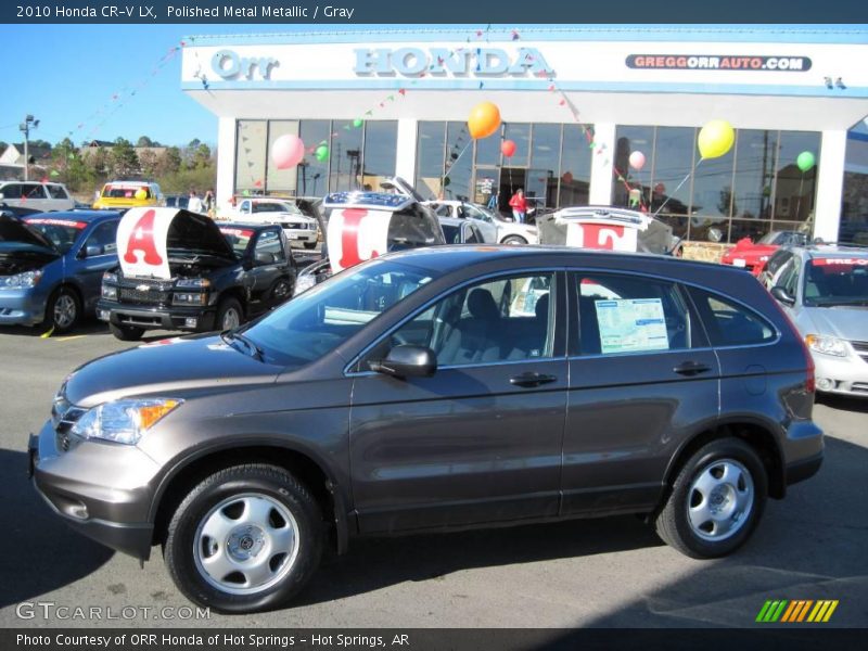 Polished Metal Metallic / Gray 2010 Honda CR-V LX