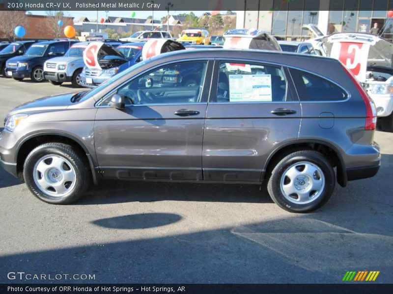 Polished Metal Metallic / Gray 2010 Honda CR-V LX