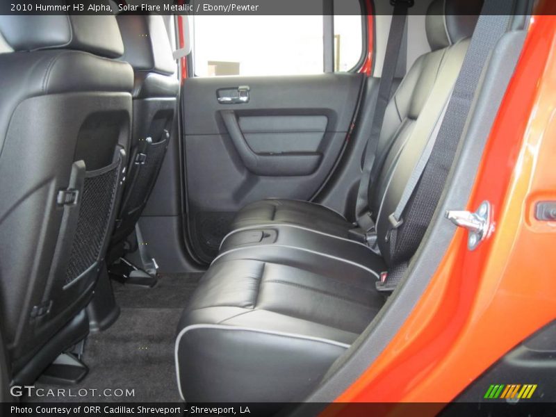 Solar Flare Metallic / Ebony/Pewter 2010 Hummer H3 Alpha