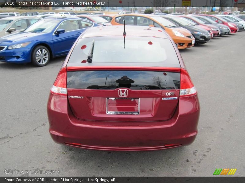 Tango Red Pearl / Gray 2010 Honda Insight Hybrid EX