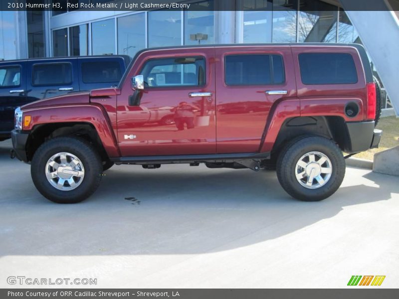 Red Rock Metallic / Light Cashmere/Ebony 2010 Hummer H3