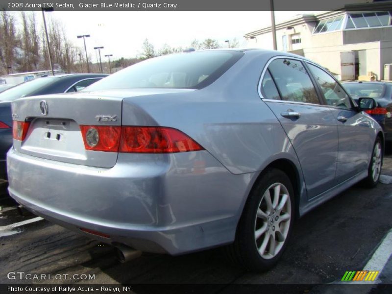 Glacier Blue Metallic / Quartz Gray 2008 Acura TSX Sedan