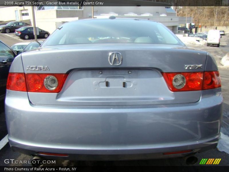 Glacier Blue Metallic / Quartz Gray 2008 Acura TSX Sedan