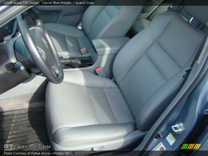 Glacier Blue Metallic / Quartz Gray 2008 Acura TSX Sedan