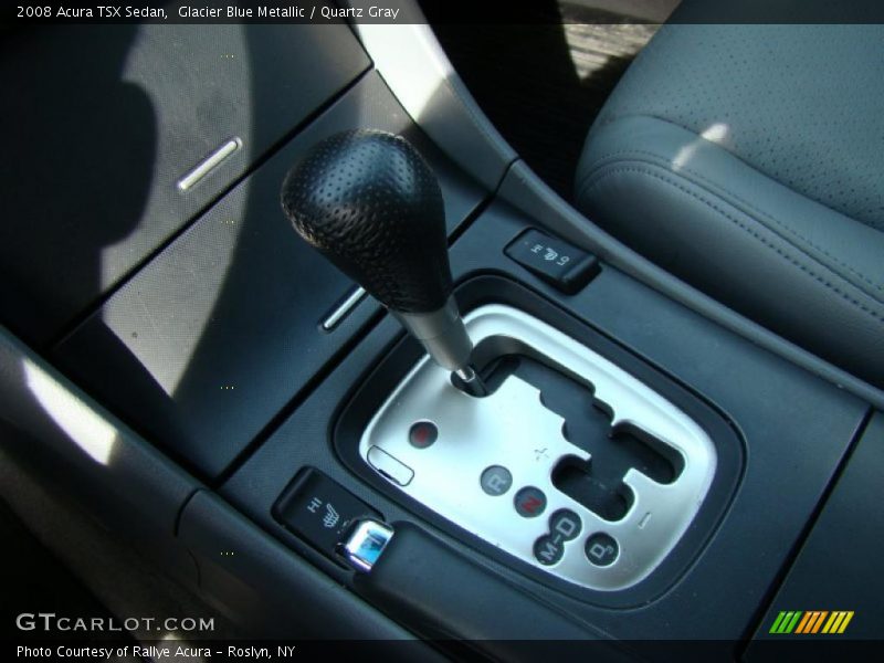 Glacier Blue Metallic / Quartz Gray 2008 Acura TSX Sedan