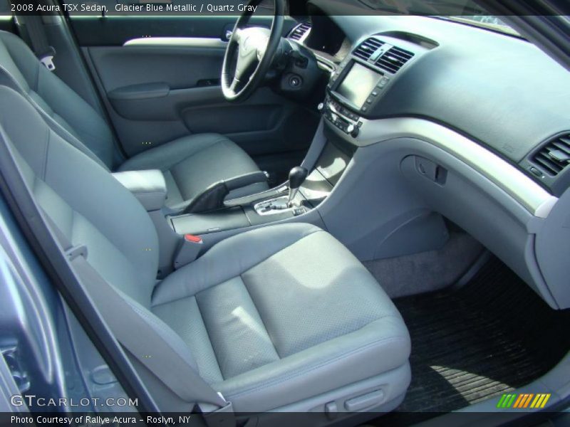 Glacier Blue Metallic / Quartz Gray 2008 Acura TSX Sedan
