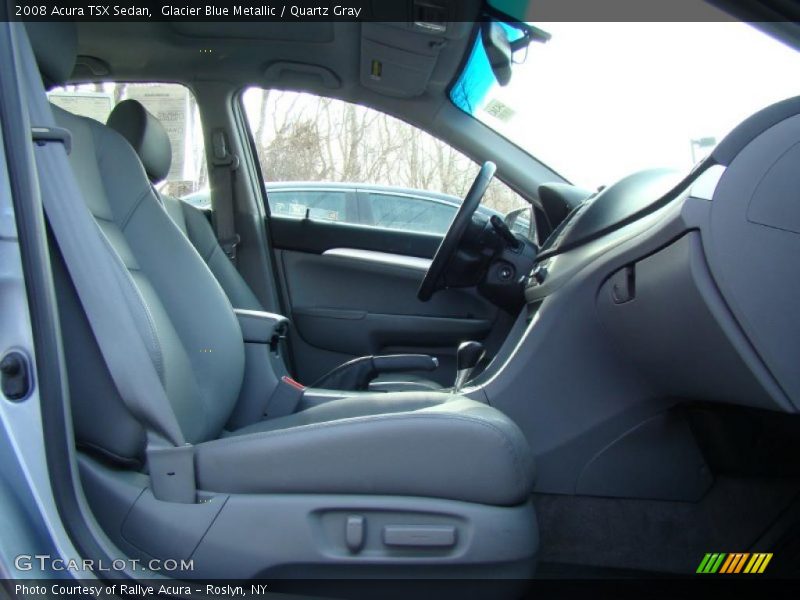 Glacier Blue Metallic / Quartz Gray 2008 Acura TSX Sedan