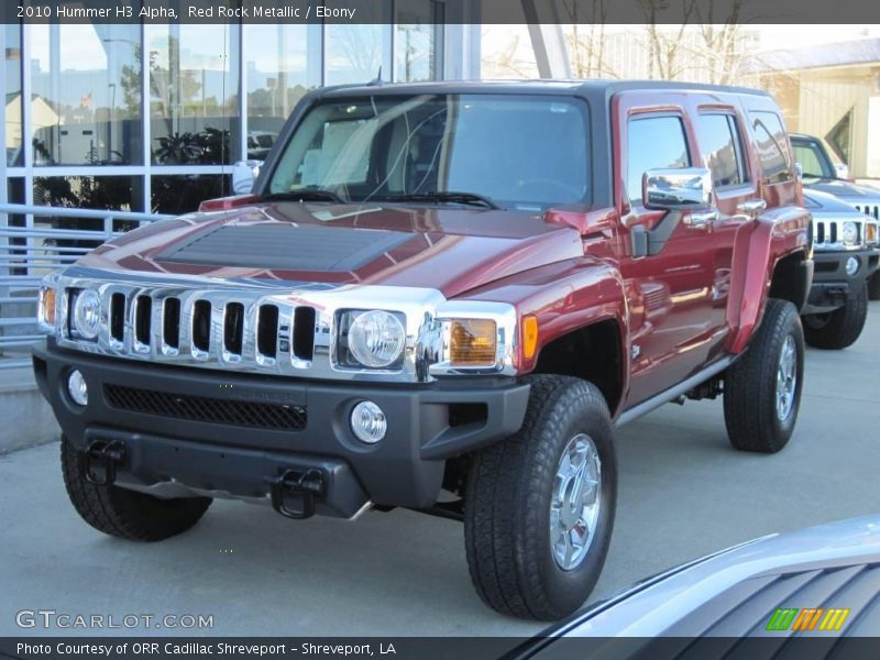 Red Rock Metallic / Ebony 2010 Hummer H3 Alpha