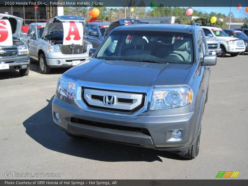 Polished Metal Metallic / Gray 2010 Honda Pilot EX-L