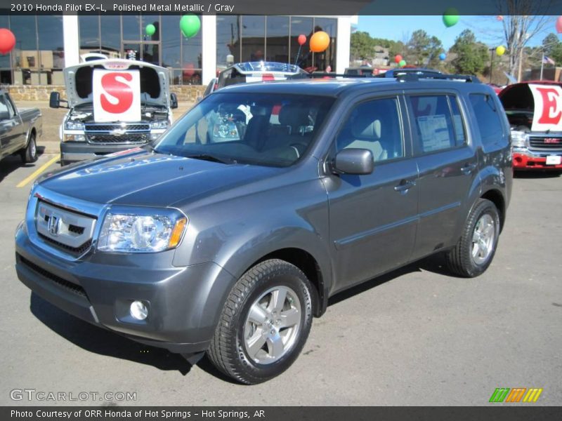 Polished Metal Metallic / Gray 2010 Honda Pilot EX-L