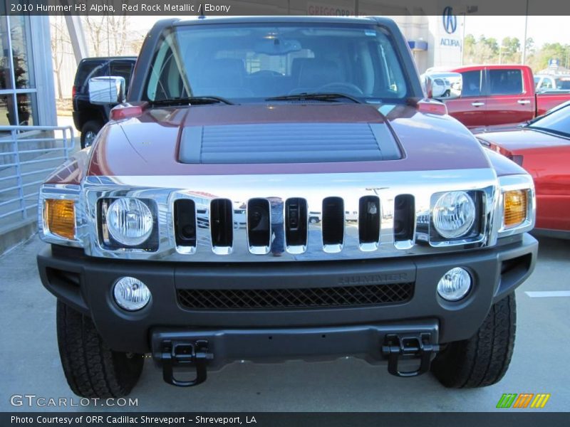 Red Rock Metallic / Ebony 2010 Hummer H3 Alpha