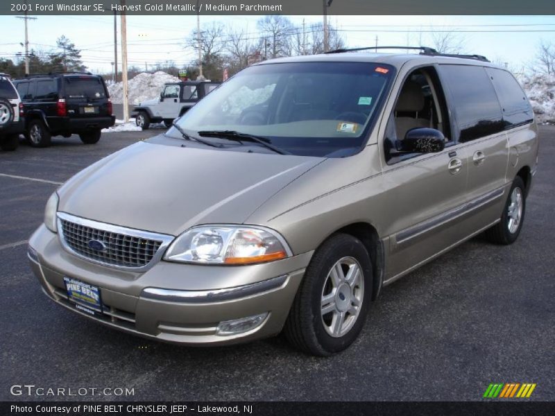 Harvest Gold Metallic / Medium Parchment 2001 Ford Windstar SE