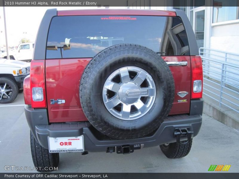 Red Rock Metallic / Ebony 2010 Hummer H3 Alpha
