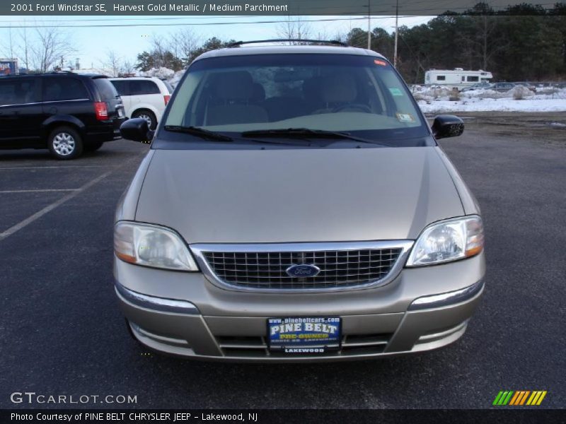 Harvest Gold Metallic / Medium Parchment 2001 Ford Windstar SE