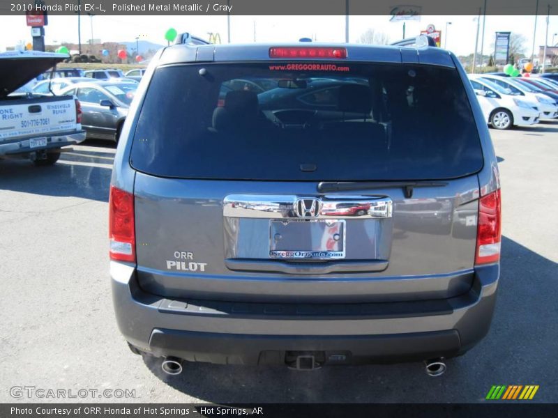 Polished Metal Metallic / Gray 2010 Honda Pilot EX-L