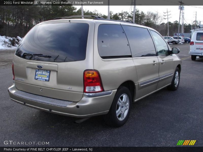 Harvest Gold Metallic / Medium Parchment 2001 Ford Windstar SE
