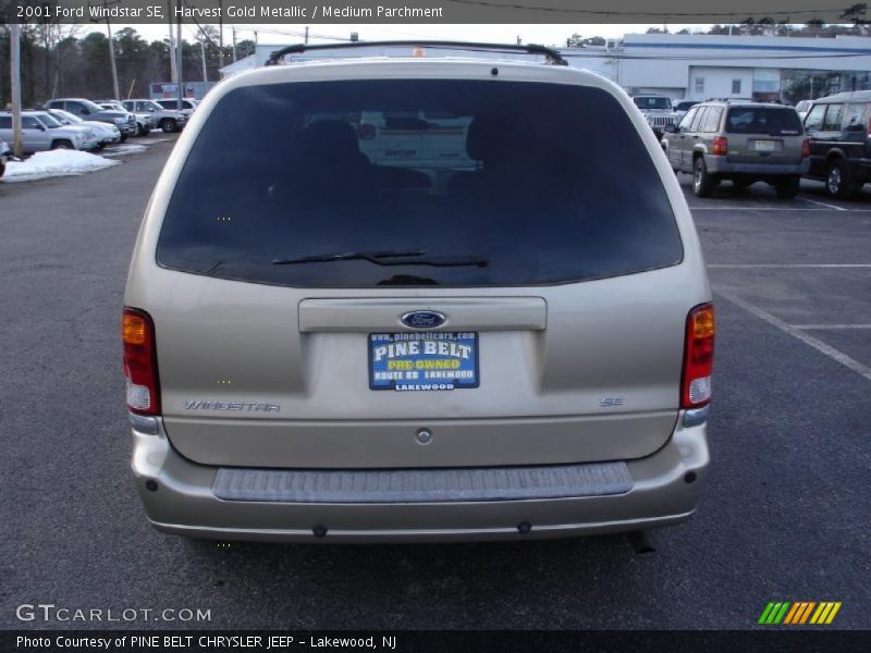 Harvest Gold Metallic / Medium Parchment 2001 Ford Windstar SE
