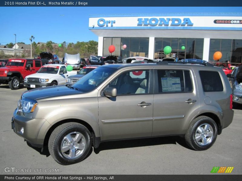 Mocha Metallic / Beige 2010 Honda Pilot EX-L