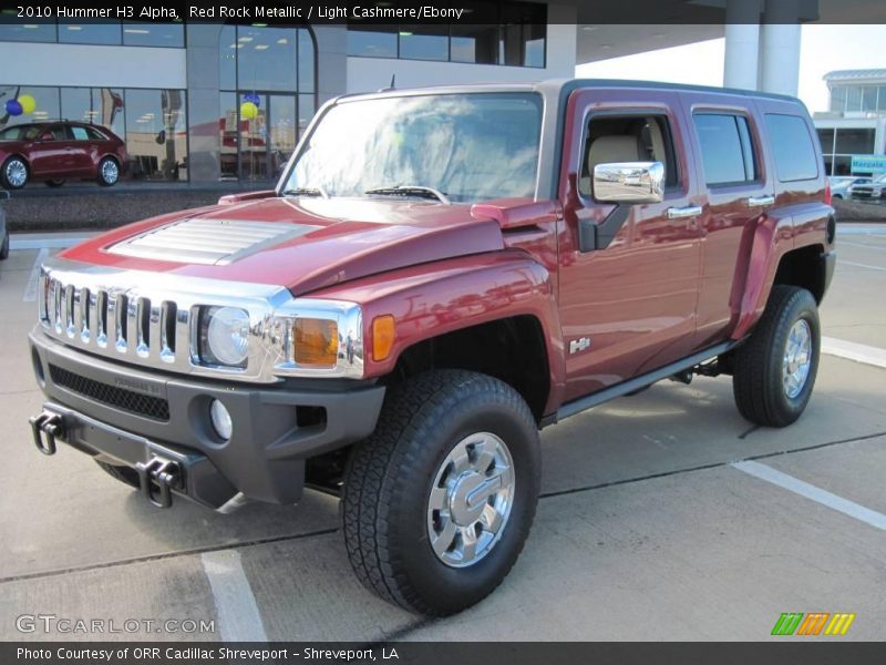 Red Rock Metallic / Light Cashmere/Ebony 2010 Hummer H3 Alpha
