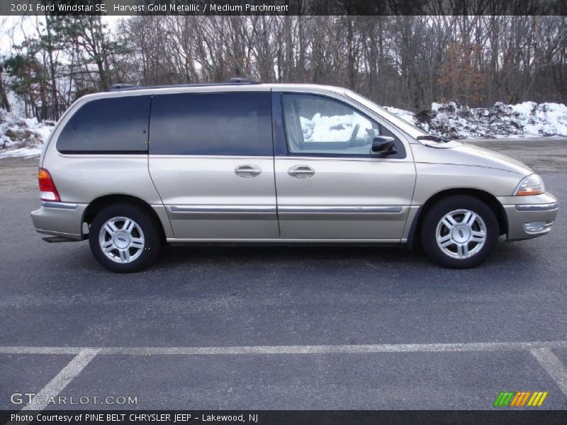 Harvest Gold Metallic / Medium Parchment 2001 Ford Windstar SE