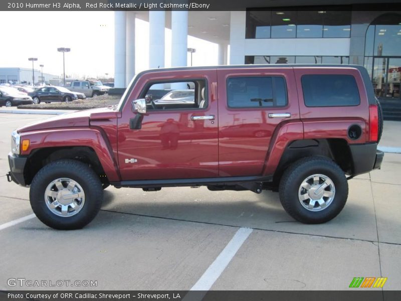 Red Rock Metallic / Light Cashmere/Ebony 2010 Hummer H3 Alpha