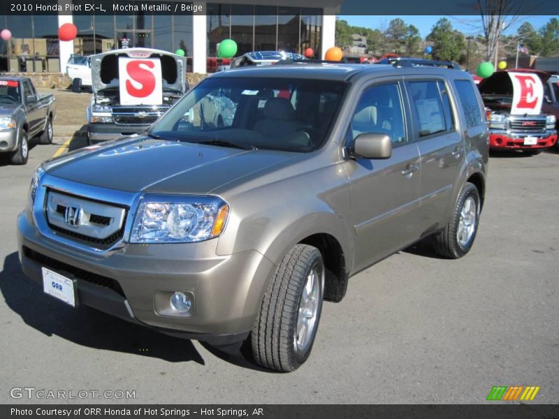Mocha Metallic / Beige 2010 Honda Pilot EX-L