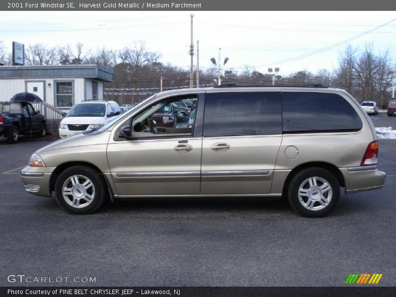 Harvest Gold Metallic / Medium Parchment 2001 Ford Windstar SE