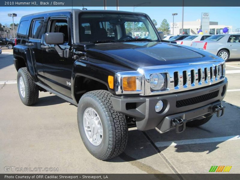 Black / Ebony 2010 Hummer H3