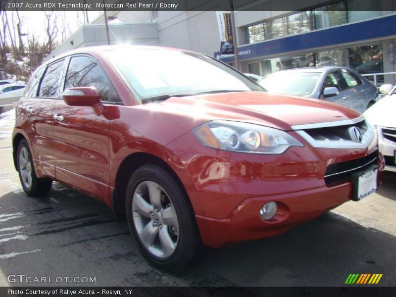 Moroccan Red Pearl / Ebony 2007 Acura RDX Technology
