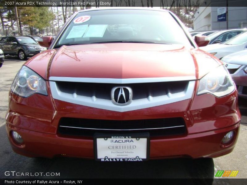 Moroccan Red Pearl / Ebony 2007 Acura RDX Technology