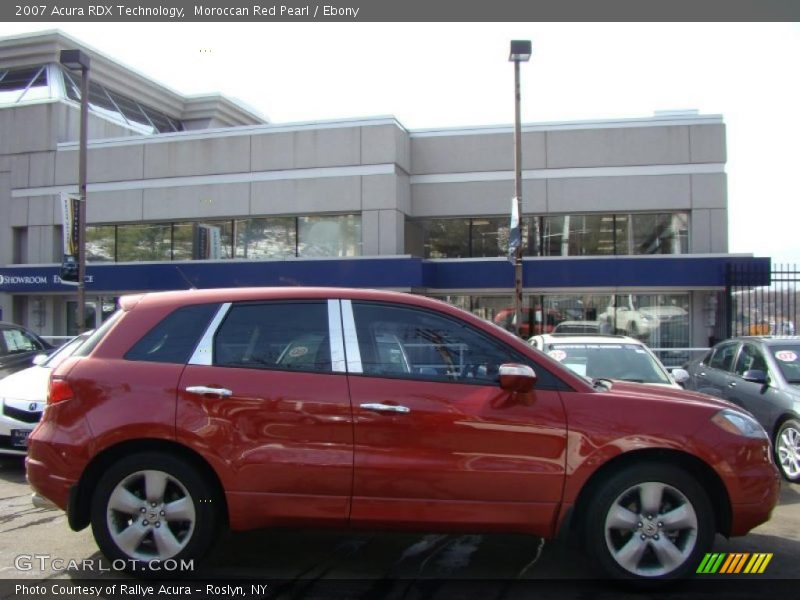 Moroccan Red Pearl / Ebony 2007 Acura RDX Technology
