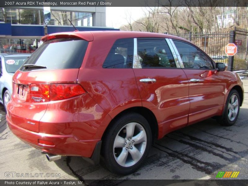 Moroccan Red Pearl / Ebony 2007 Acura RDX Technology
