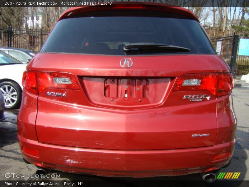 Moroccan Red Pearl / Ebony 2007 Acura RDX Technology