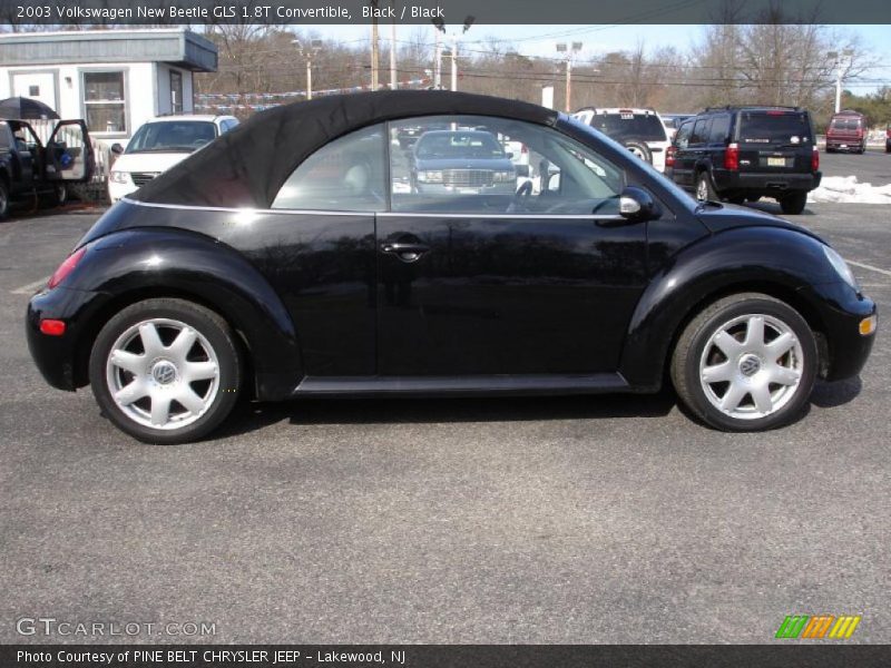 Black / Black 2003 Volkswagen New Beetle GLS 1.8T Convertible
