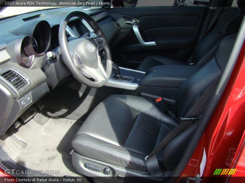 Moroccan Red Pearl / Ebony 2007 Acura RDX Technology