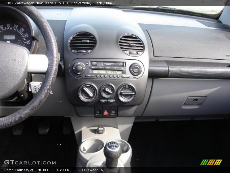 Black / Black 2003 Volkswagen New Beetle GLS 1.8T Convertible