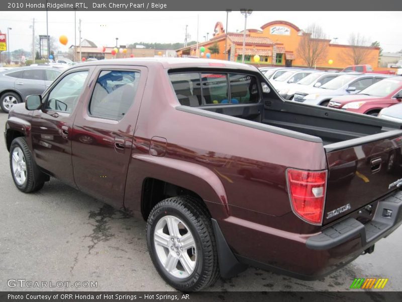 Dark Cherry Pearl / Beige 2010 Honda Ridgeline RTL
