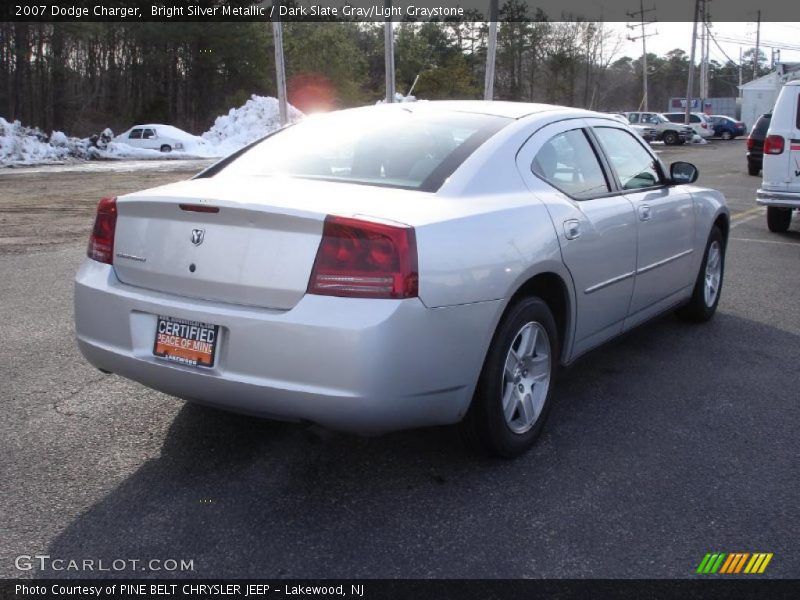 Bright Silver Metallic / Dark Slate Gray/Light Graystone 2007 Dodge Charger