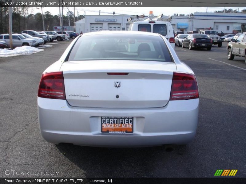 Bright Silver Metallic / Dark Slate Gray/Light Graystone 2007 Dodge Charger