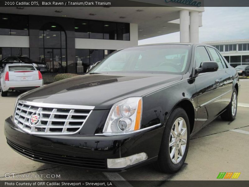 Black Raven / Titanium/Dark Titanium 2010 Cadillac DTS