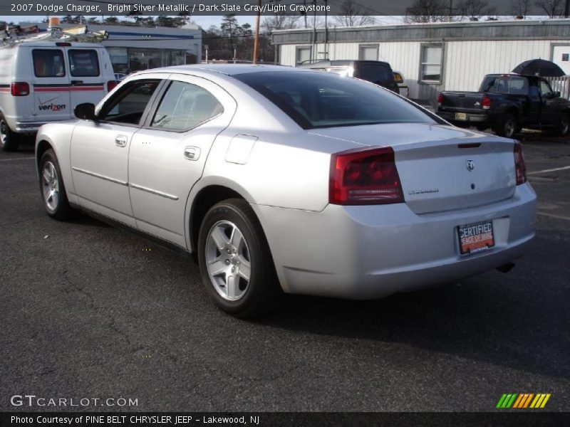 Bright Silver Metallic / Dark Slate Gray/Light Graystone 2007 Dodge Charger