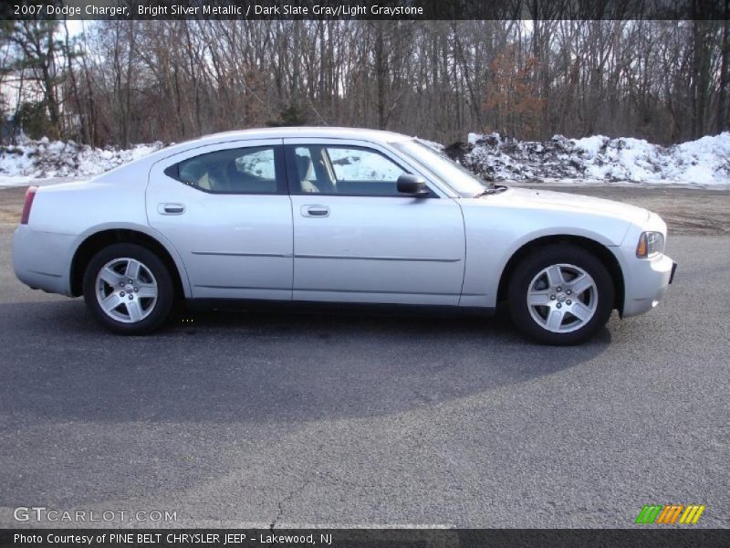 Bright Silver Metallic / Dark Slate Gray/Light Graystone 2007 Dodge Charger